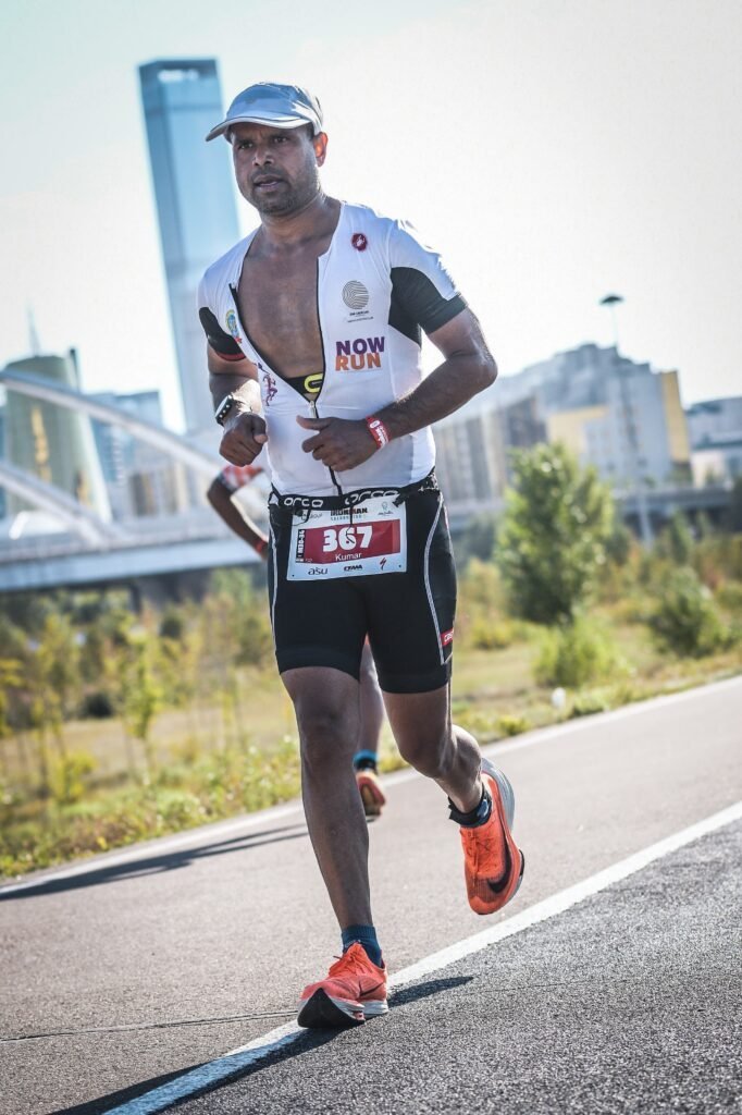 Athlete finish