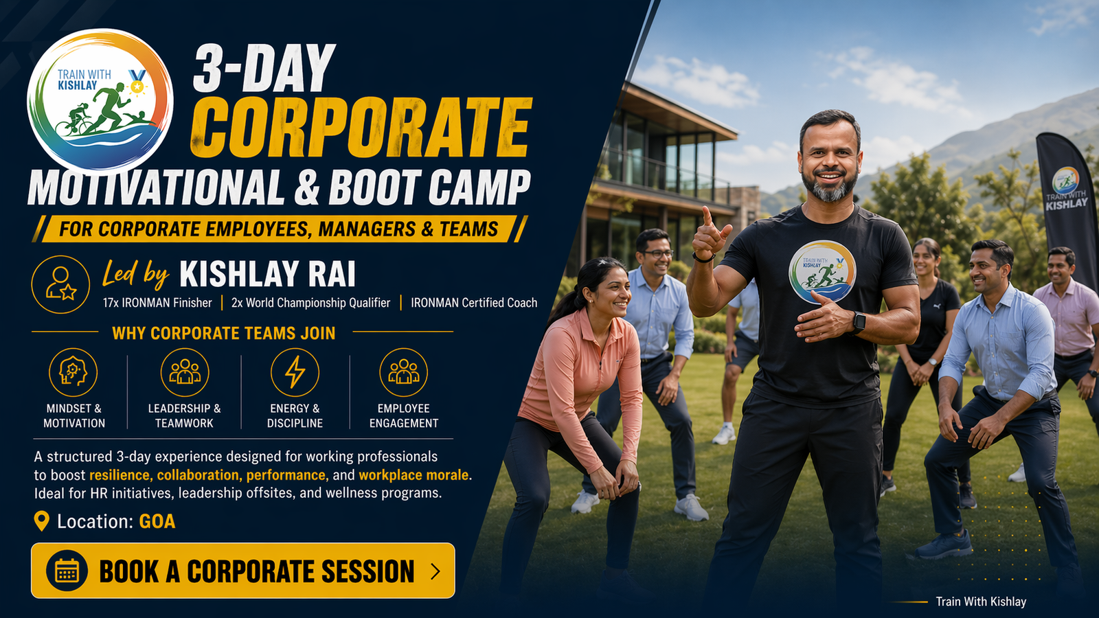Corporate boot camp Goa