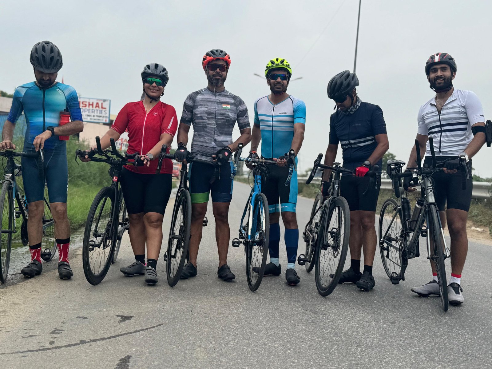 Group photo from the Train With Kishlay triathlon camp in Goa